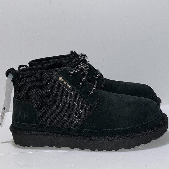 NEW UGG BLACK NEUMEL GORE-TEX WATERPROOF SUEDE ANKLE BOOTS MENS US 7 EUR 40 main image 15